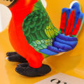 Simulation Parrot Plush Toy Children's Birthday Gifts Ragdoll Zoo Bird Doll. 