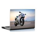 Size:  15 X 10 Inches - beautiful sports heavy bike Scenery Self Adhesive Wall and Laptop Sticker Vinyl decals for Girl, boys, ,Gift, Students, office, Decor Decoration Lovers -Printed Multi color - rising arts - customize. 