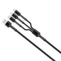 BASEUS, LDNIO, REMAX RC-131th Gition Series Charging 3 in 1 Data Cable. 