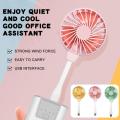 Portable USB Rechargeable Lazy Plug-In Cooling Mini Fan. 