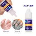 Artificial Nails Set With Glue Acrylic Face Nails Set Of 100 Pcs and Reusable Artificial Nail Glue 3gm (Pack of 1). 