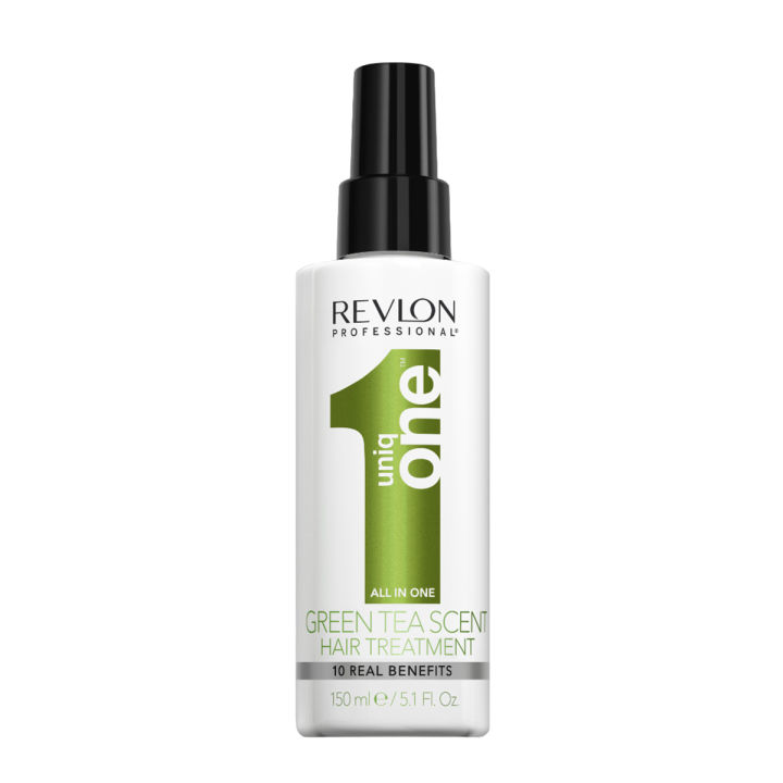 Revlon Professional UniqONE™ Repair Hair Spray Leave-In Treatment - 150ml - "All-in-One" 10 Benefits Hair Serum - Green Tea Fragrance