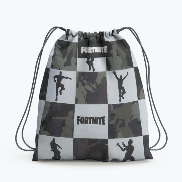 Fortnite Swag Drawstring Bag For Battle Game Fans (Digital Printed)