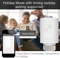 MOES Smart Radiator Thermostat Valve, ZIGBEE3.0 Intelligent Radiator Actuator Programmable Thermostatic Radiator Valve Temperature Controller Voice Control via Alexa. 