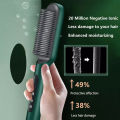 Hair Straightener Brush Hair Hot Comb Anti-Scald Hair Straightener Brush For Girls Electric Heated Hair Styler Tool, Travel, Professional Salon at Home. 