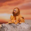 Gift Resin Cartoon Lion Figurines Brown Fairy Garden Miniature Lioness Statue Desktop Decoration Bonsai Ornament Mini Knickknacks. 
