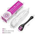 Derma Roller 0.5mm & 1mm for Hair Growth, Beard Growth & Skin Care | 540 Titanium Micro Needles for Anti-Aging, Acne Scars, Hair Regrowth, Wrinkles | Use with Oils & Minoxidil. 