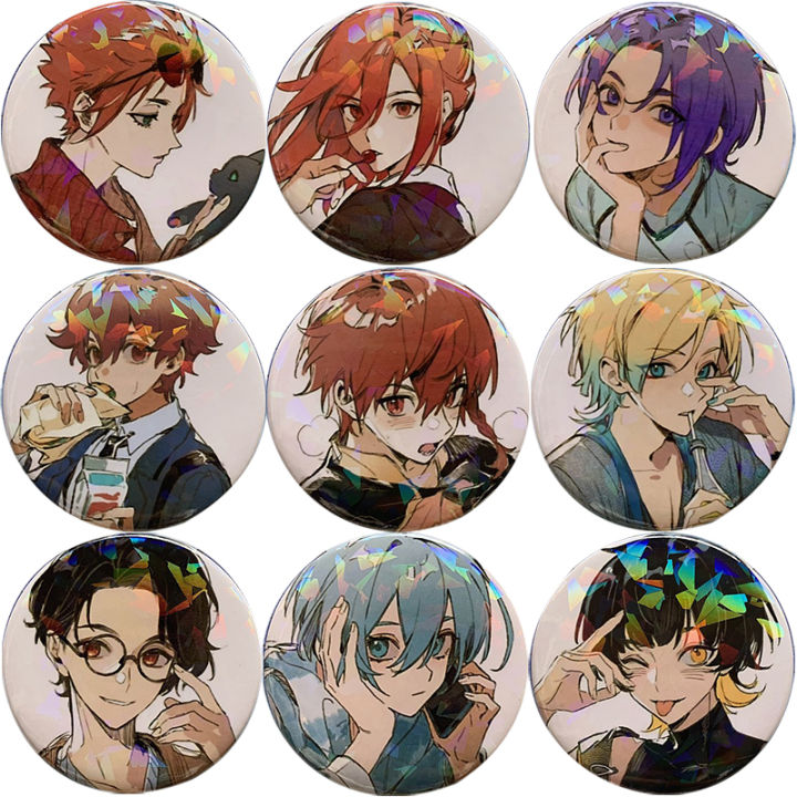 Anime Blue Lock Badge Pin, personagem de desenho animado, Isagi, Chigiri, Bachira Nagi, Karasu, Cartoon Brooch Pins, adereços de festa
