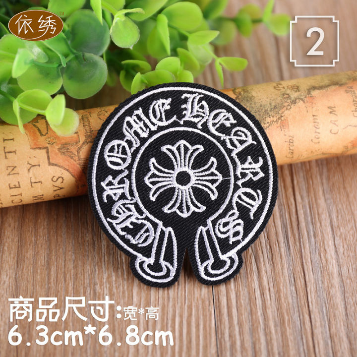 According embroidered fashion brand men decorative embroidery chapter embroidery cloth patch stickers subsidize black hole embroidery badges 1