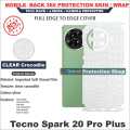 Tecno Spark 20 pro plus full Back 360 Protection skin wrap with sides and camera protection premium quality full cover. 