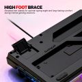 YKB-913 RGB Gaming Keyboard – Mechanical Feel, FN Shortcuts, Waterproof, Rainbow Backlight- BLENDZII OUTLEEX. 