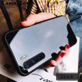 Protect Cover For OPPO F15 case Glass silicon Full Protection Tempered Glass Phone Cases for OPPO F15 Back Cover For girls and Boys. 