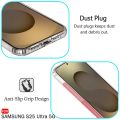 Ultra Clear Slim for Samsung Galaxy A51 Airbag Anti-Slip Grip Soft Back Cover Case with Best Camera Protection & Anti-Dust Plugs. 