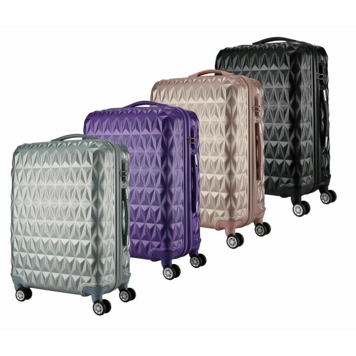 Large 28" Suitcase 4 Wheel Travel Luggage Trolley Lightweight Hand Luggage Bag Case