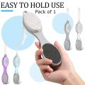 4 in 1 Foot File Callus Remover Foot Scrubber Brush for Personal and Professional Use, Pack of 1 Pumice Stone Pedicure Tool Multifunctional Foot Scrubber Pedicure Foot File for Women Men Dry and Wet Foot Care. 