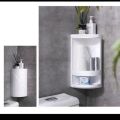 washroom cabinet-Bathroom cabinet-bathroom accessories cabinet-plastic 360° rotating cabinet-  Bathroom Cabinet Plastic - 360 degree washroom 2 shelves cabinet- toilet cabinet two layer cabinet good quality plastic cabinet. 