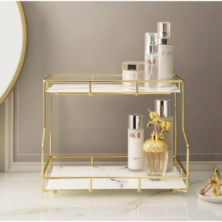 Nordic makeup Organizer  Makeup Organizer Rack Bathroom Cosmetics Storage Box Jewelry stand