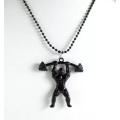 Muscular Dumble Theme Chain Locket. 