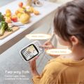 BOIFUN Video Baby Monitor Camera, Night Vision, No WiFi, ECO VOX Mode, 3.2'' Screen, Two-way Audio, Rechargeable Battery, Feeding Reminder, Temperature Monitoring, Smart 8 Lullabies, Elder, Pet, Gift. 