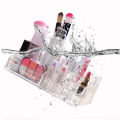 Transparent Acrylic Makeup Organizer Stand and Brush Holder Lipstick Organizer Tray Cosmetic Box Makeup Holder Organizer Stand Box With mirror, Cosmetic Storage Box Drawer. 