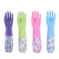Extra Long Washing Gloves Cleaning Warm Waterproof Rubber Glove Gift Modern. 