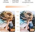 13" LED Ring Light with Tripod Stand and Phone Holder, LED Desktop Selfie 10 Brightness Level & 3 Light Modes 164 Bulbs 2700-6500k with Remote Control for YouTube Video/Live Stream/Makeup/Photography.. 
