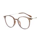 JIUERBA Eyewear Round Myopia Eyeglasses Frames Anti Radiation Replaceable Lens Computer Eyeglass for Men and Women Optical Glasses. 