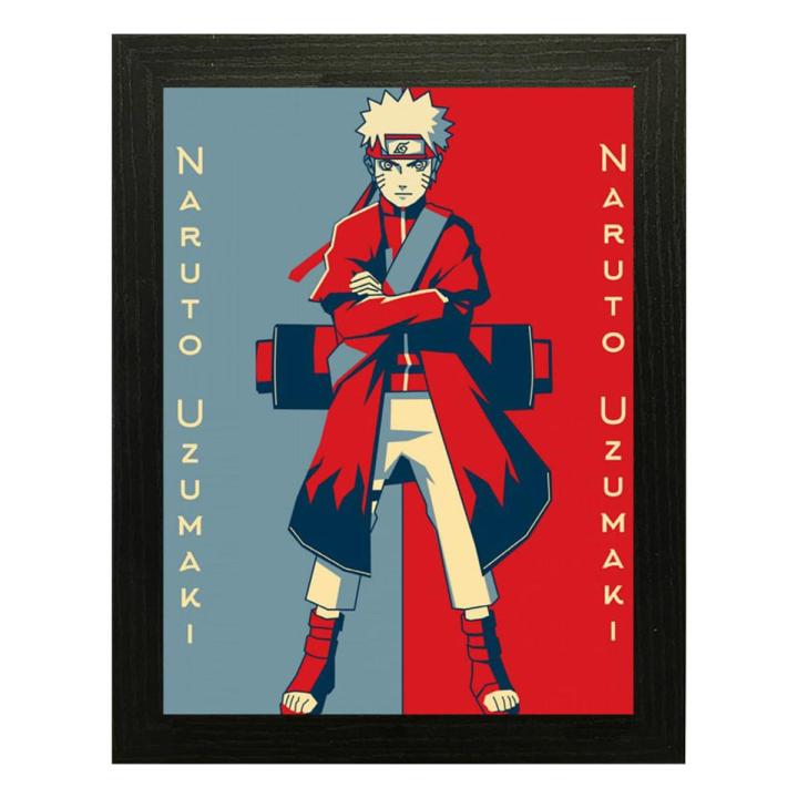 Naruto Anime Poster Frame, Framed Anime Posters - Raqeeq OFD161