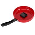 Wall Clock Metal Frying Pan Design 8 Inch Clocks Kitchen Decoration Novelty Art Watch. 