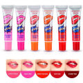 6pcs color Peel Off Wow Lipstick Lip gloss Lip tint Tattoo Wow Lip mask Long Lasting Water Proof. 