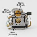 Carburetor For Husqvarna 235 240 235E 236 236E 240E Chainsaw 574719402 545072601 With Screw Tool Bulb Fuel Filter. 