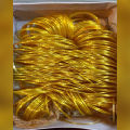 Plain Glass Bangles - Size.2.25 - Color Yellow. 