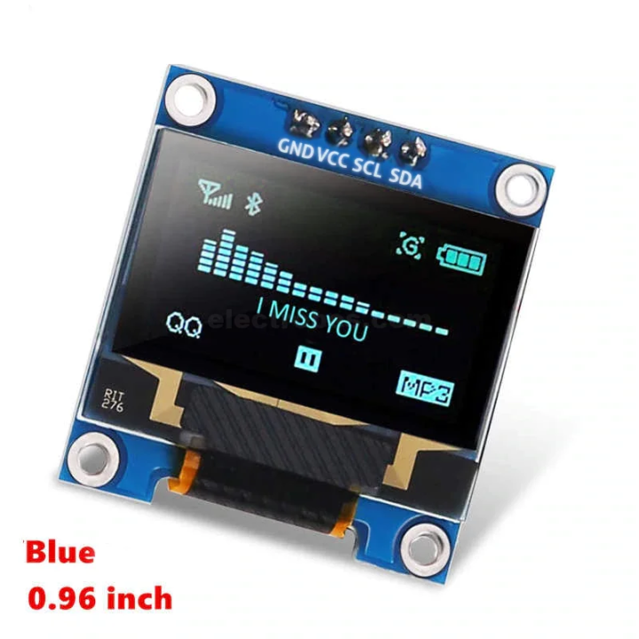 Arduino 0.96 Inch OLED Display Module 128x64 I2C SSD 1306 LCD Screen