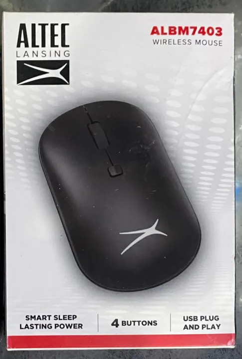 Altec Lansing ALBM7403 Wireless Mouse | 4 Buttons 2.4 GHz | Daraz.pk