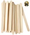 Pack of 50 Large Flat Craft Sticks Ice Cream Sticks Wooden Popsicle Sticks for DIY Craft Creative Designs Children Education (Length - 6 Inches Width - 20 mm). 