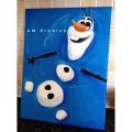 Olaf frozen canvas painting acrylic wall paintings Home Decor wall decor kids toddlers children baby girl boy room, birthday gift for kids bedroom gift for wedding birthday new year handmade home decor Christmas gift Valentine Party art. 