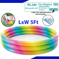 Wild Geometry 3 Ring Rainbow Swimming Pool – 5 feet  Model (58439). 