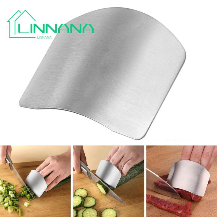 Anti-cut Finger Protector Stainless Steel Finger Guard Safe Vegetable Cutter Hand Guard Tool for Kitchen Cut Finger Protector Gadget Durable Finger Protector