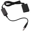 5V 2A ACKE12 ACK-E12 USB Power Cord Adapter + LP-E12 DR-E12 DC Coupler for Canon EOS M M2 M10 M50 Digital Camera. 