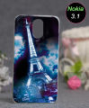 Nokia 3.1 Pouch Cover - Eifffal Tower Soft Back Cover Case for Nokia 3.1. 