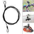 100CM/3.3Ft Long Travel Security Cable Lock,Braided Steel Coated Safety Cable Luggage Lock,Safety Cable Wire Rope. 