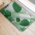 Doormat Anti-shrink Decorative Tropical Cactus Floor Carpet. 