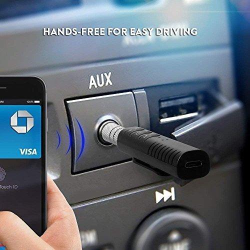 Car Bluetooth Music Receiver Hands Free Support Wireless Car Bluetooth AUX Audio Stereo Music