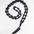 High Quality New Design Mixed Stone Beads Black Mens Beaded Chain Necklace Pendant Locket Fashion Jewelry. 