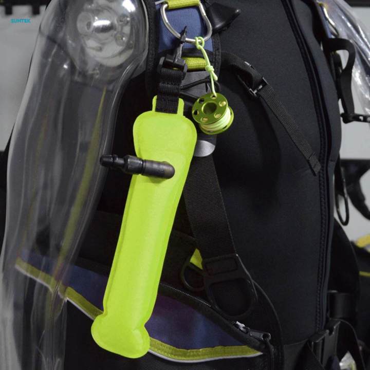 Surface Diving Machine Surface Marker Buoy Inflatable High Visibility Diving Equipment Tube ...