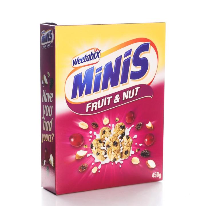 WEETABIX CEREAL MINIS FRUIT & NUT – 450GM