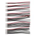 10Pcs 100mm JST-XH 1S 2S 3S 4S 5S 6S 7S Connector Plug Balancer Cable Balance Charger Wire 22AWG for Lipo Battery. 