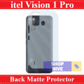 itel Vision 1 Pro Matte Back Protector Carbon Soft Skin Sheet For itel Vision 1 Pro. 