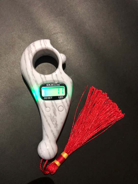 Digital Tally Counter with LED Light Beads Tasbeeh / Zikr Tasbih
