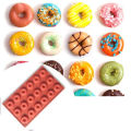 Chocolate Mold Heat-resistant 18 Cavities Doughnut Baking Mold Tray. 
